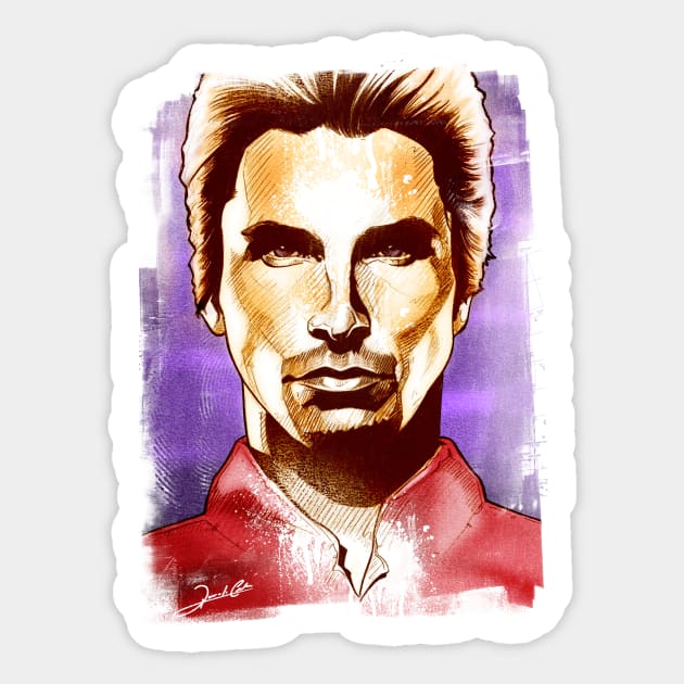 Christian Bale Sticker by renatodsc